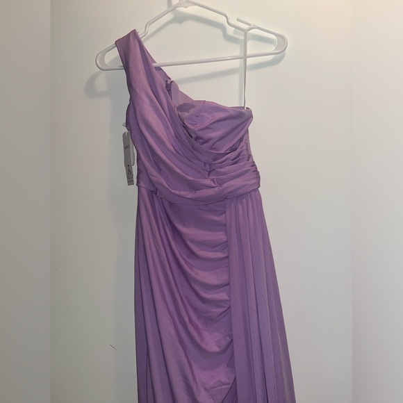 Hebeos Women's One-Shoulder Sleeveless Dress Lavender S - Picture 10 of 16